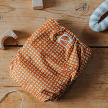 Load image into Gallery viewer, Hot cross bum  Cloth Nappy Design Front View