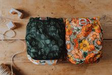 Load image into Gallery viewer, Walk Full Collection Of Cloth Nappies Stacked Top View