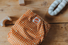 Load image into Gallery viewer, Hot cross bum  Cloth Nappy Design Close Up
